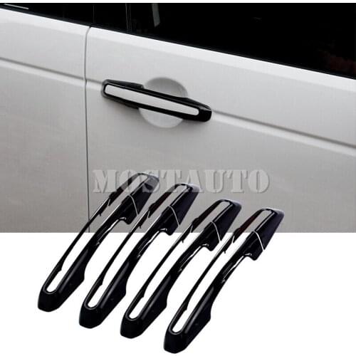 ABS Car Door Handle Cover Trim For Land Rover Range Rover Sport 2014-2018 8pcs Black/Silver Car Accessories Interior Car Decor