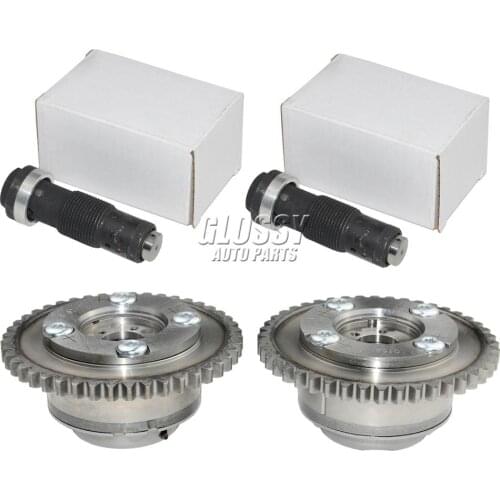 AP02 Intake & Exhaust Camshaft Adjuster+Tensioners Kit For Mercedes C,E W204 W212 C250 E250 R172 SLK250 M271