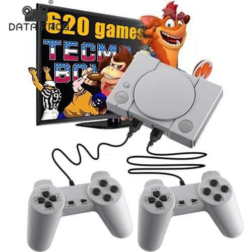 DATA FROG Mini 620 Retro Dendy Video Games Console 8 Bit Support AV Out Family TV Retro Games Controller