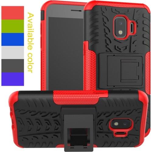 2 In 1 Tire Pattern Hybrid Armor Case For Samsung Galaxy J2Core Anti Drop Back Kickstand Cover For Samsung Galaxy J2 Core (2018)