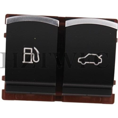 Chrome Fuel Tank Door Trunk Release Button Switch 35D 959 903 For VW Passat B6 For VW Jetta MK6 EOS CC 3C0 959 903 B