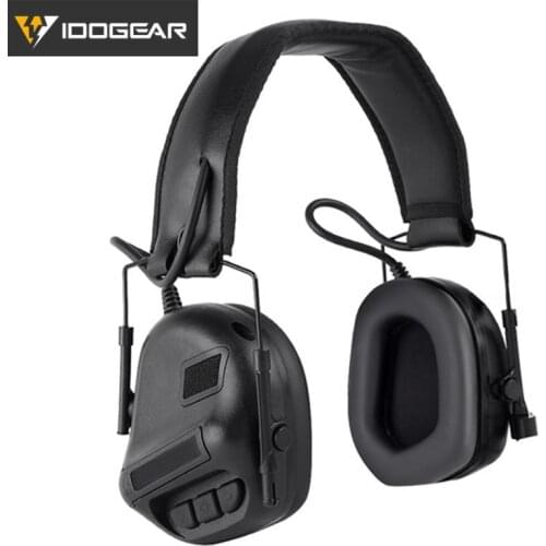 IDOGEAR IPSC Tactical Headset Head Wearing Shooting Noise Reduction NO Pickup Version 6703