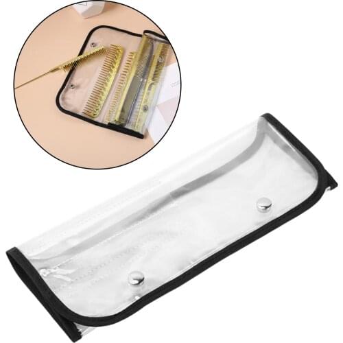 PVC Classic Scissor Holder Bag Hairdresser Trimming Bag Carrying Bag