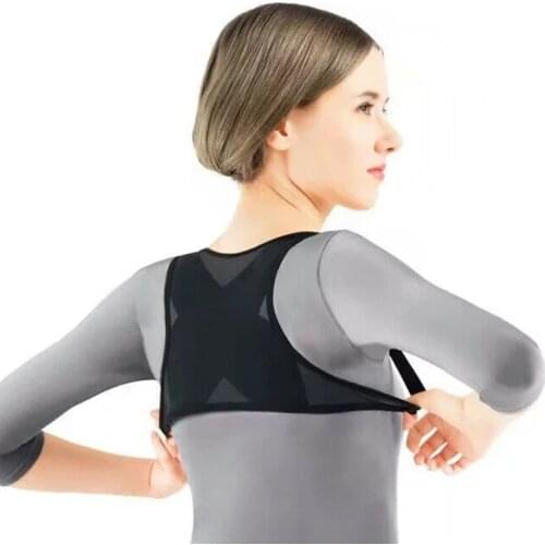 Back Posture Corrector tool Shoulder Lumbar Brace Spine Support Belt Adjustable Adult Corset Posture Correction Belt kit