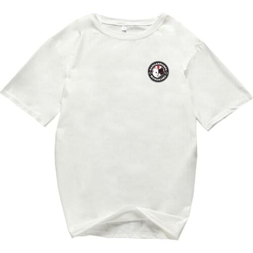 Men‘s T-shirt Danganronpa Printed Summer Streetshirt Tops Casual Novelty Boys Tees Tops Loose Teens Plus Size