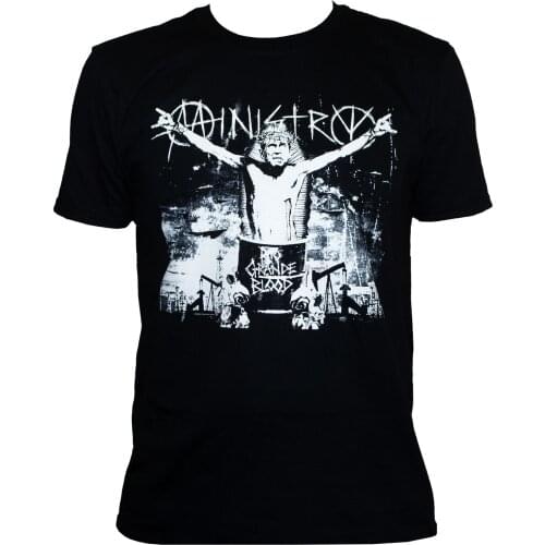 MINISTRY T Shirt Industrial Metal Killing Joke NIN Band Graphic Printed Tee