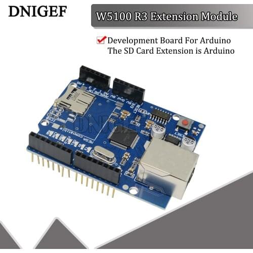 DNIGEF W5100 R3 Improved Version Shield Ethernet Shield W5100 R3 UNO Mega 2560 1280 328 UNR R3 W5100 DEV-Board for Arduino