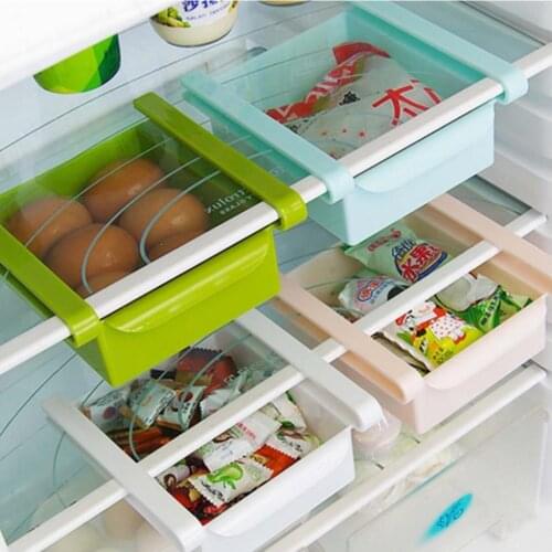 Practical Snap-in Refrigerator Organizer Box Kitchen Refrigerator Organizer Storage Box Kitchen Food Container Plastic Storage