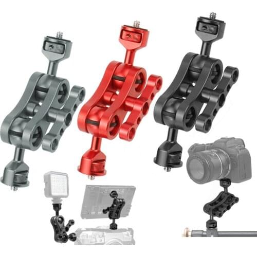 360° Arm Magic Hand Extension Adapter Swivel Joint Tripod Mount CNC for Gopro Hero 9 8 7 5 Action Camera Accessories