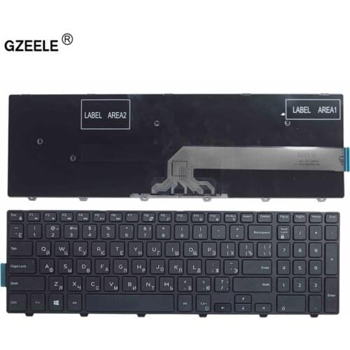 GZEELE russian laptop Keyboard for DELL Inspiron 15 3000 5000 3541 3542 3543 5542 5545 5547 15-5547 15-5000 15-5545 17-5000 RU