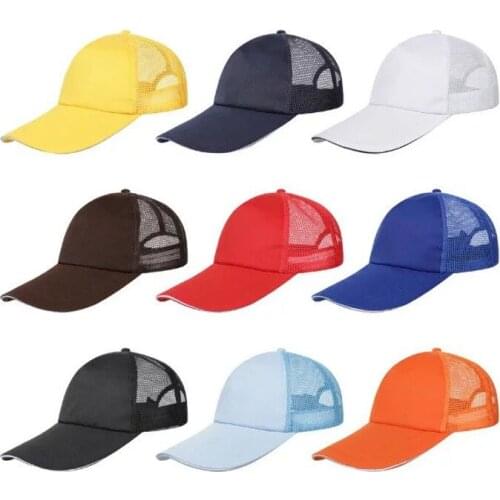 Hat Work Travel Sun Hat Peaked Baseball Mesh Cap Now