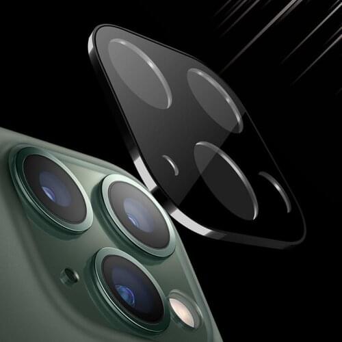 Anti-Scratch Precise Cutouts Full Cover Temper Glass Phone Rear Camera Lens Protectors for iPhone 11 Pro Max