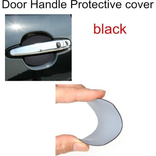Car Door Bowl Handle Protective Film black silver to choose Door Wrist Handles Scratches Protective Film Car Stickers 10PCS