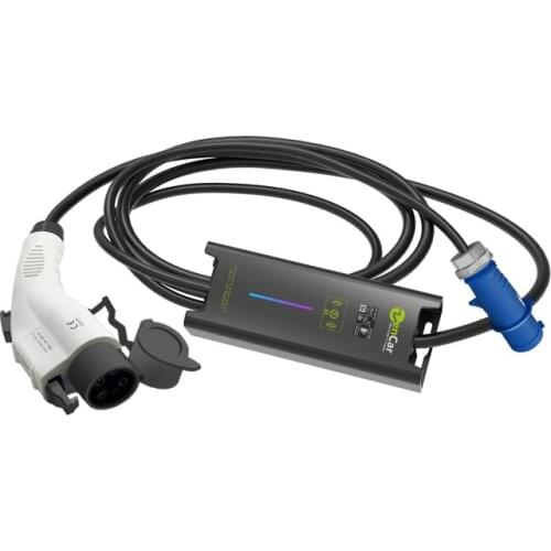 Zencar 32A 7.4KW IP 66 Mobile EV Charger Portable or Wallbox