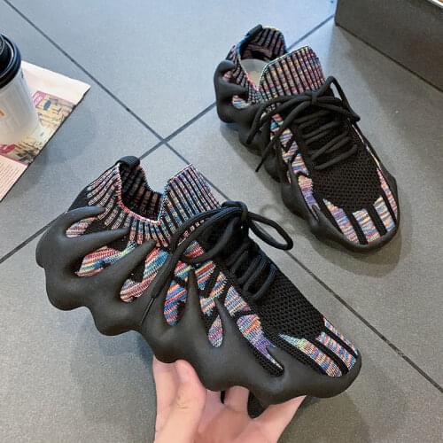 Women Sneaker Cloud Running Shoes Fashion Knit Breathable Casual Girl Sport Sock Shoes Soft Outdoor Tennis Zapatillas Mujer