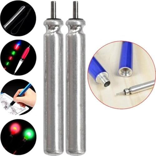 10Pcs Fishing Lighting Bobbers Eco-friendly Large Battery Capacity Stainless Steel Underwater Fishing Light Stick for Fishing