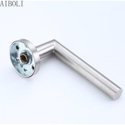 58.72. Stainless Steel Single Tongue Split Lock, Right Angle Door Handle, Bedroom Room Door Bathroom Single Tongue Handle Lock
