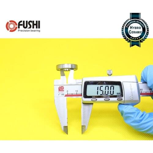 6802RS Hybrid Ceramic Bearing 15*24*5 mm ABEC-5 1PC Bicycle Bottom Brackets & Spares 6802 RS Si3N4 Ball Bearings 6802-2RS