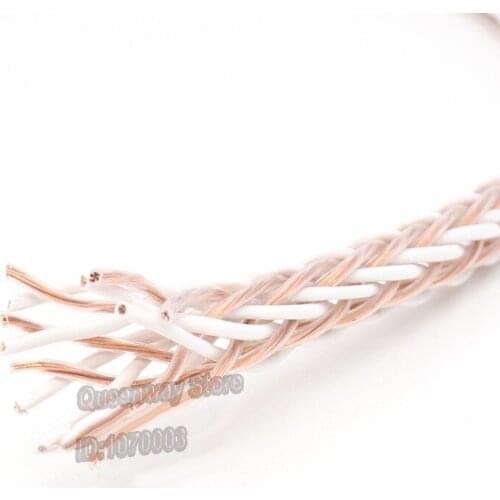 8TC HiFi hi-end hiend single crystal copper AV main speaker cable speaker cable