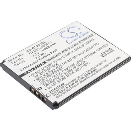 Cameron Sino For Alcatel CAB31L0000C2 One Touch 979,One Touch Tribe,OT-155,OT-3040,OT-3040D 900mAh / 3.33Wh