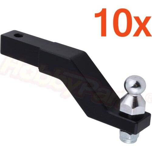 Aluminum Metal Tow Bar & Drop Hitch Receiver For Traxxas TRX-4 RC Crawler Truck