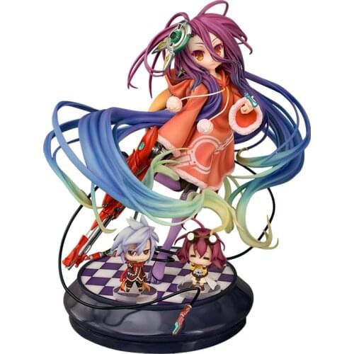 Pre-Sale No Game No Life Zero Huby Figure Desktop Ornaments Anime Characters Figure Collectible Model Toys Anime Toy Gift