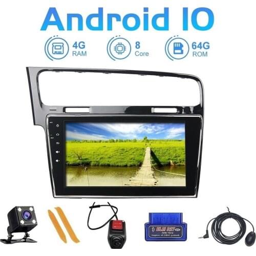 TOOPAI Android 10 For Volkswagen VW Golf 7 Car Media Player GPS Multimedia Auto Radio Stereo Head Unit IPS SWC