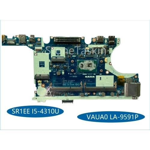Free Shipping VAUA0 LA-9591P for Dell Latitude E7440 Laptop Motherboard CPU SR1EE I5-4310U DDR3L 100% Tested