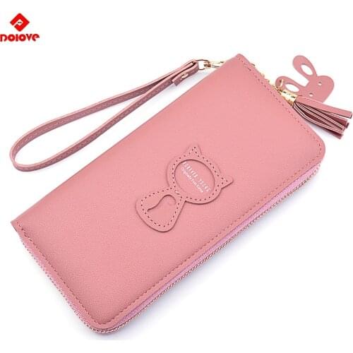 Brand High Quality Long Wallets For Womens Zipper Wallet Big Capacity Purse Designer PU Leather Clutch Bag Card Holder. New
