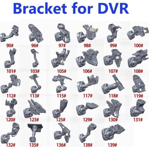 DVR Dash Camera Holder Bracket 138 Models to Choose Mount Windshield Suction Bracket Connector Rear View Mirror