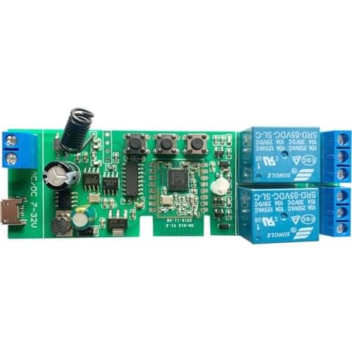 Hot 2CH DC5-32V for Ewelink ZigBee Relay Module Remote Control Light Switch Voice Alexa Google Home Smart Hub Gateway Bridge