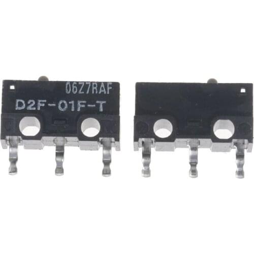 2Pcs Original OMRON Mouse Micro Switch D2F-01F-T Gray Dot for Logitech RAZER