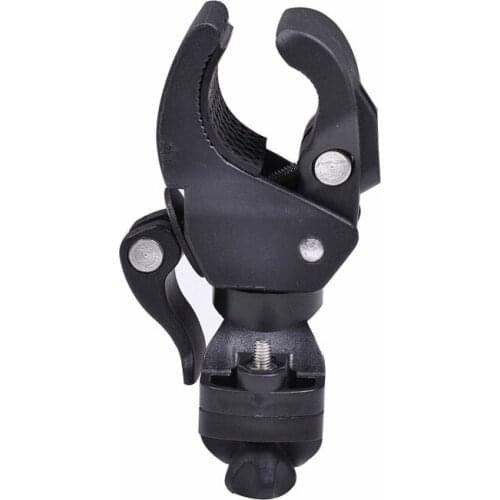 Latest Omnipotent Plastic Bike LED Flashlight Torch Bracket Holder Mount Front Light Lamp Clip for Bicycle Cycling