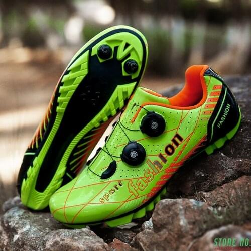 New Men And Women On The Road, Mountain Biking Shoes, Ultra-light Bicycle Sports Shoes, Self-locking Professional Breathable