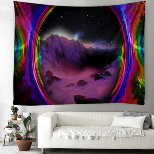 Psychedelic Abstract Wall Tapestry Art Decor Blanket Curtain Hanging Home Bedroom Living Room Decoration Polyester Hippie