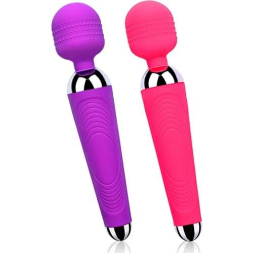 Adjustable AV Vibrators Massager for Women USB Charging Sex Toys Magic Wand Vagina Clitoris Stimulator Toys for Adult