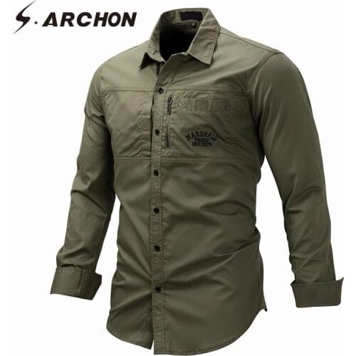 Мужские хлопковые рубашки S.archon China At AliExpress