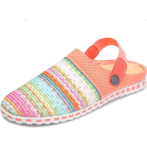 Hot Sale Zapatos De Femme Men Women Outdoor Sport Shoes Sandals Female Hollow Out Sneakers Garden Walking Sandals Flats 35-46