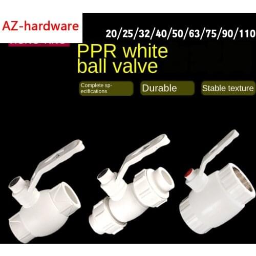 1/2 IN-20 3/4 IN-25 1 inch-32PPR hot melt ball valve wire wire ball valve live ball valve switch accessories thickened
