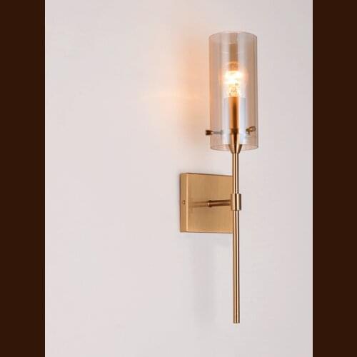 Nordice loft crystal luminaria nordic decoration home light gooseneck mirror light living room aisle monkey lamp wall lamp