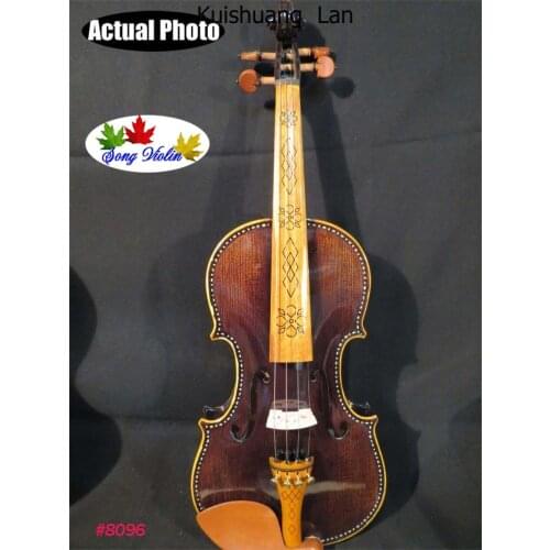 Strad style SONG Brand concert inlay art violin 4/4 #8096