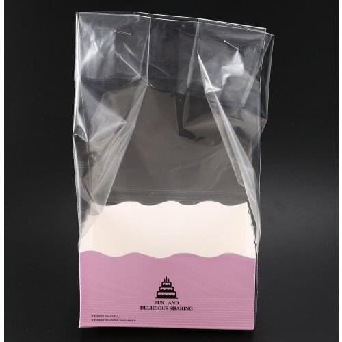 Top 10 Sets Cookie Candy Bread Plastic Paper Packing Bags Boxes Cookie Clear Party Gift Chocolate Wedding Paper Self Stan