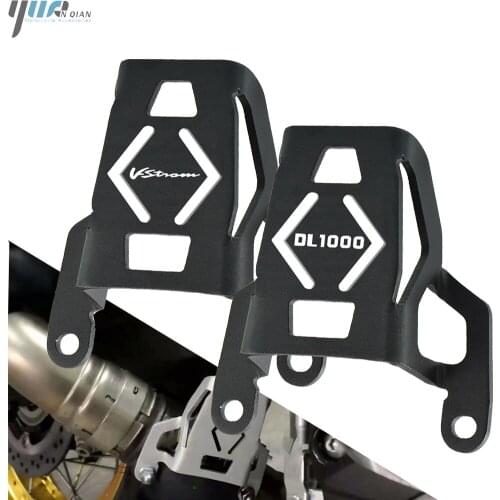 Motorcycle CNC Exhaust Valve Guard Cover Protection For Suzuki DL1000 V-Strom 1000 DL 1000 VStrom 1000 2015-2019 2018 2017 2016