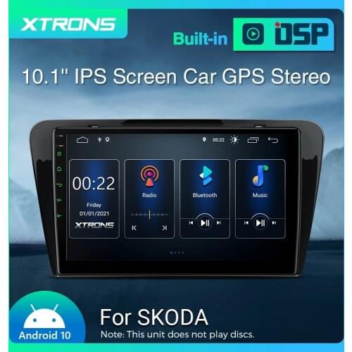 XTRONS 10.1'' IPS Android 10.0 Car Multimedia Stereo Radio Player for Skoda Octavia 2014 2015 2016 GPS RCA DSP WIFI Carpaly