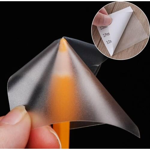 2021 5Pcs PVC Waterproof Transparent Self Adhesive Nylon Sticker Cloth Patches Outdoor Tent Jacket Repair Tape Patch Accessories