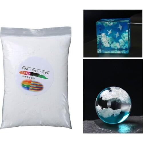 80g One Bag Handmade White Cloud Blue Sky Landscapes Resin Mold Jewelry Fillings Clouds Roll Mud Jewelry Making Fillers DIY Tool