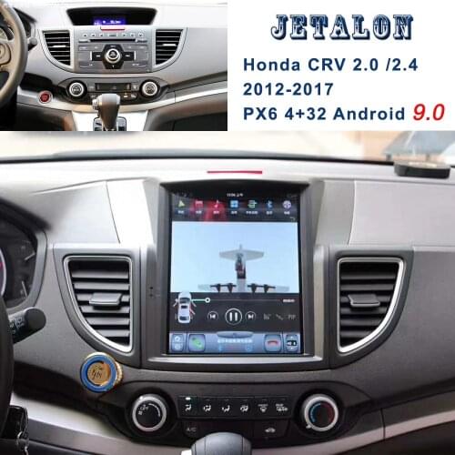 10.4" Tesla IPS Screen Car Navigation For Honda CRV 2012-2017 Android 9.0 Car radio GPS bluetooth Multimedia carplay Head Unit