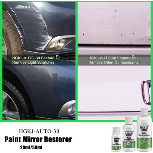 Car Accessories HGKJ 20/50ML Paint Mirror Restorer Automotive Paint Mirror Reducing Agent Scratch Repair Car Cleaning TSLM1