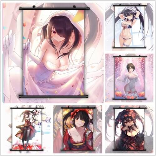 Date a Live Tokisaki Kurumi Anime Manga HD Print Wall Poster Scroll