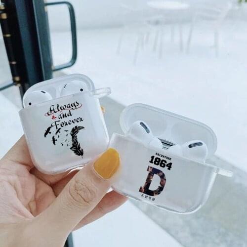 The Vampire Diaries TPU silicone Bluetooth Airpod Case For Airpods 1/2 Airpods pro soft cover
